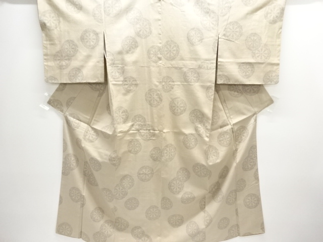 JAPANESE KIMONO / YUKI TSUMUGI / ISHIGE / WOVEN GENJI CART 